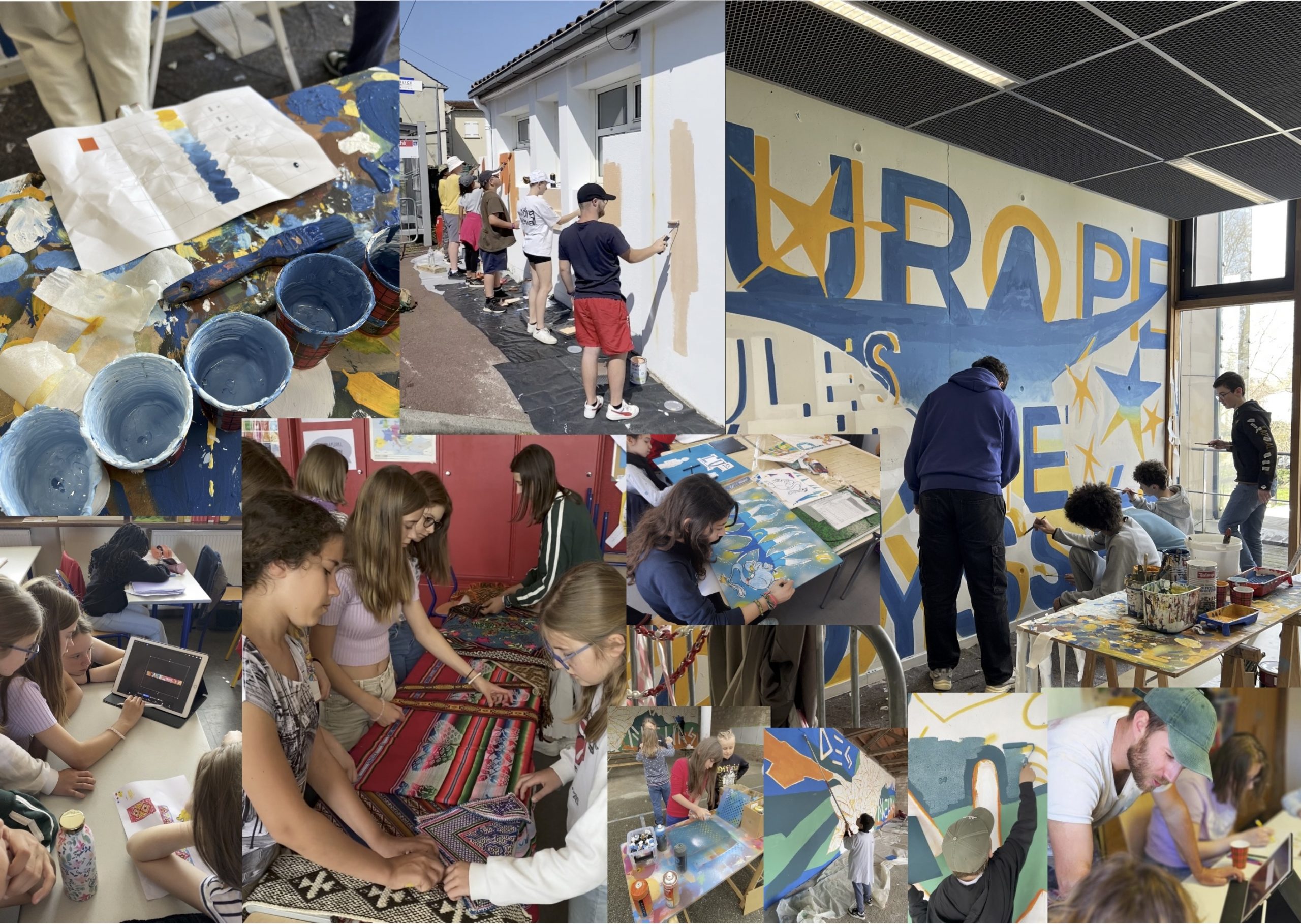 Ateliers participatifs, ateliers Street art, Atelier Art urbain, Graffiti, talleres, Arte Urbano, Barcelona, Strasbourg, Alsace.